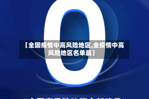 【全固疫情中高风险地区,全疫情中高风险地区名单最】