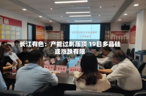 长江有色：产能过剩压顶 19日多晶硅或涨跌有限