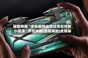 辅助神器“手机麻将挂先试用后付款 小程序”开挂神器{透视辅助}全揭秘