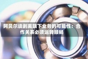 阿贝尔谈剥离旗下业务的可能性：合作关系必须运转顺畅