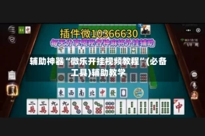 辅助神器“微乐开挂视频教程”(必备工具)辅助教学