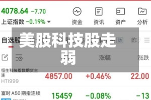 美股科技股走弱