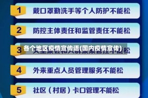 各个地区疫情宣传语(国内疫情宣传)