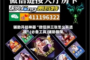 辅助开挂神器“微信拼三张怎么开透视”(必备工具)辅助教学