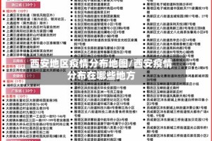 西安地区疫情分布地图/西安疫情分布在哪些地方