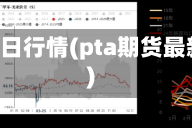 pta期货日行情(pta期货最新行情)