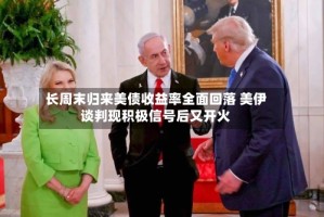 长周末归来美债收益率全面回落 美伊谈判现积极信号后又开火
