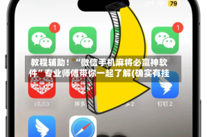 教程辅助！“微信手机麻将必赢神软件”专业师傅带你一起了解(确实有挂