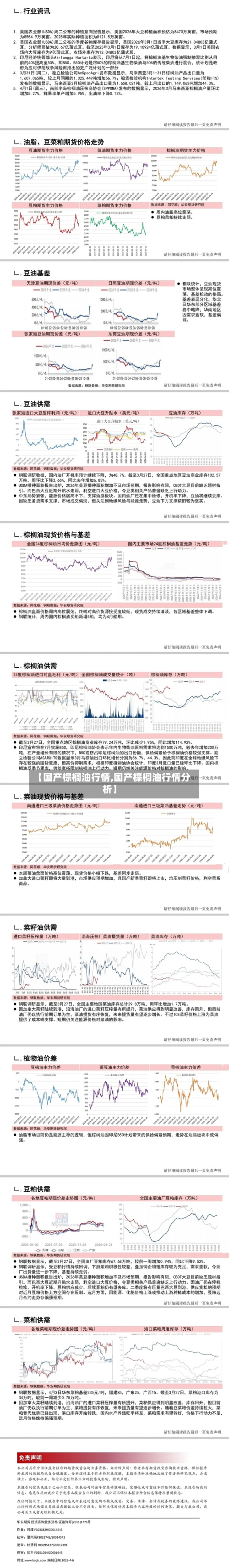 【国产棕榈油行情,国产棕榈油行情分析】-第1张图片
