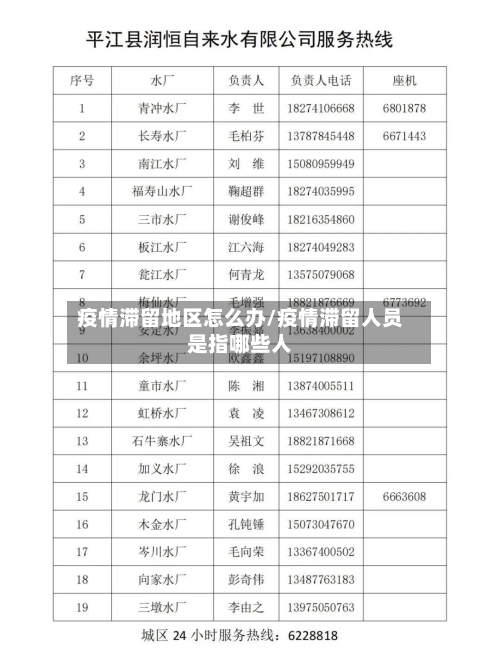 疫情滞留地区怎么办/疫情滞留人员是指哪些人-第1张图片