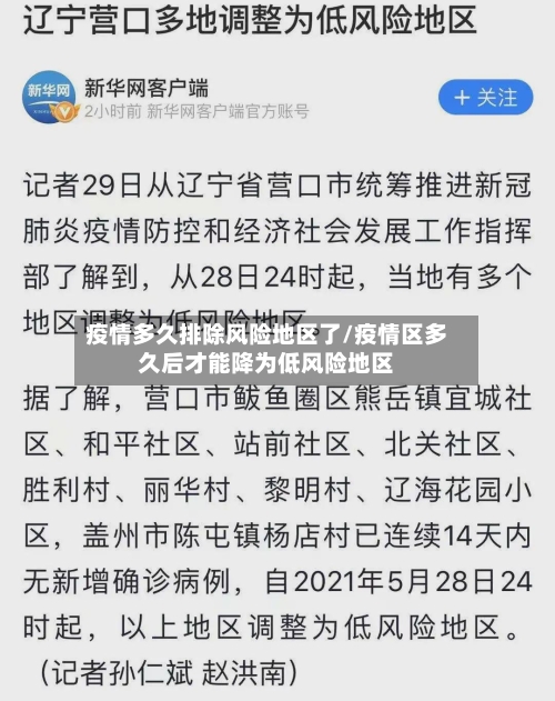 疫情多久排除风险地区了/疫情区多久后才能降为低风险地区-第1张图片