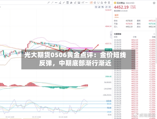 光大期货0506黄金点评：金价短线反弹	，中期底部渐行渐近-第1张图片