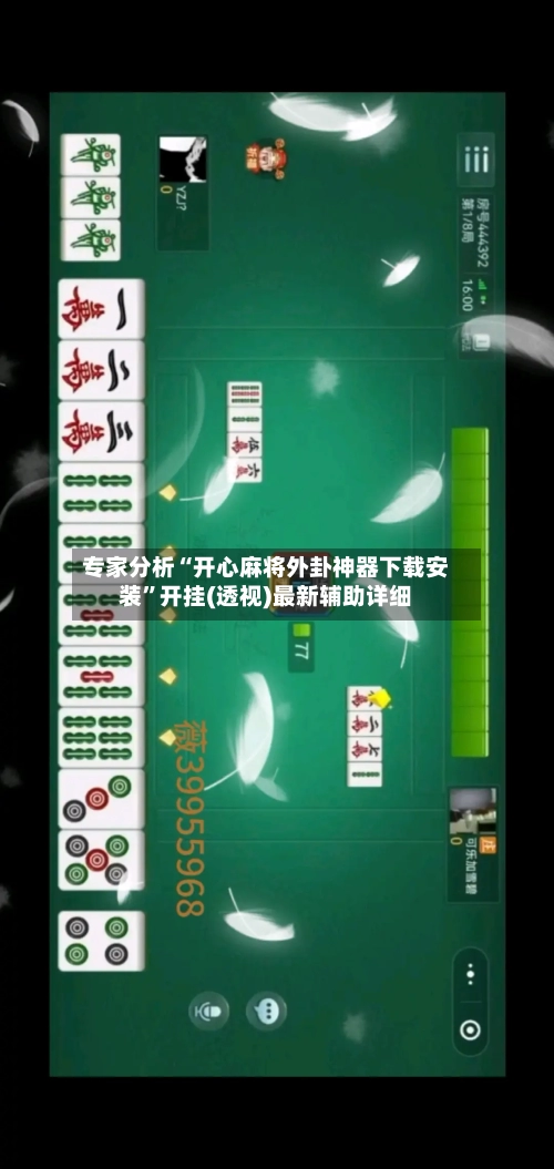 专家分析“开心麻将外卦神器下载安装”开挂(透视)最新辅助详细-第1张图片
