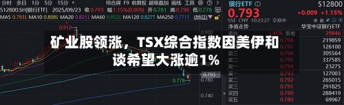 矿业股领涨	，TSX综合指数因美伊和谈希望大涨逾1%-第1张图片
