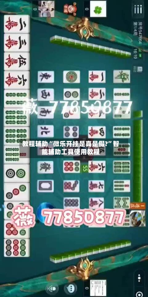 教程辅助“微乐开挂是真是假?”智能辅助工具使用教程-第1张图片