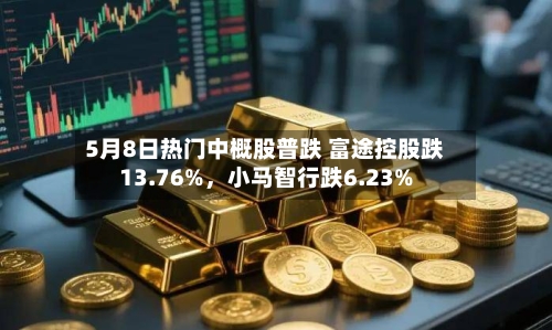 5月8日热门中概股普跌 富途控股跌13.76%，小马智行跌6.23%-第1张图片