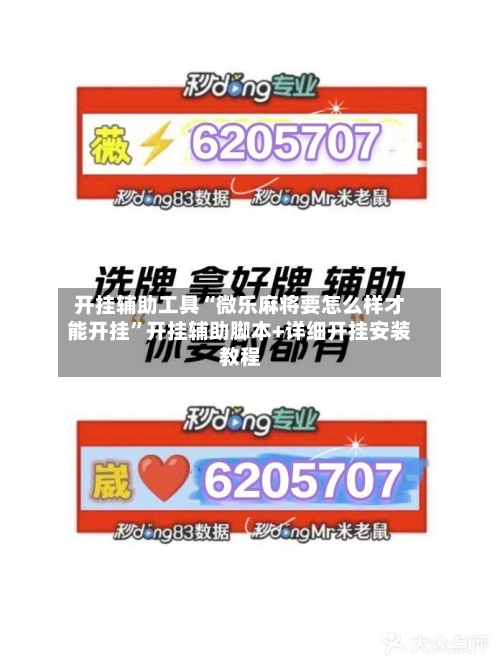 开挂辅助工具“微乐麻将要怎么样才能开挂	”开挂辅助脚本+详细开挂安装教程-第1张图片