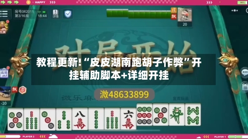 教程更新!“皮皮湖南跑胡子作弊”开挂辅助脚本+详细开挂-第1张图片