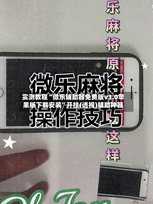 实测教程“微乐辅助器免费版v3.0苹果版下载安装	”开挂(透视)辅助神器-第1张图片
