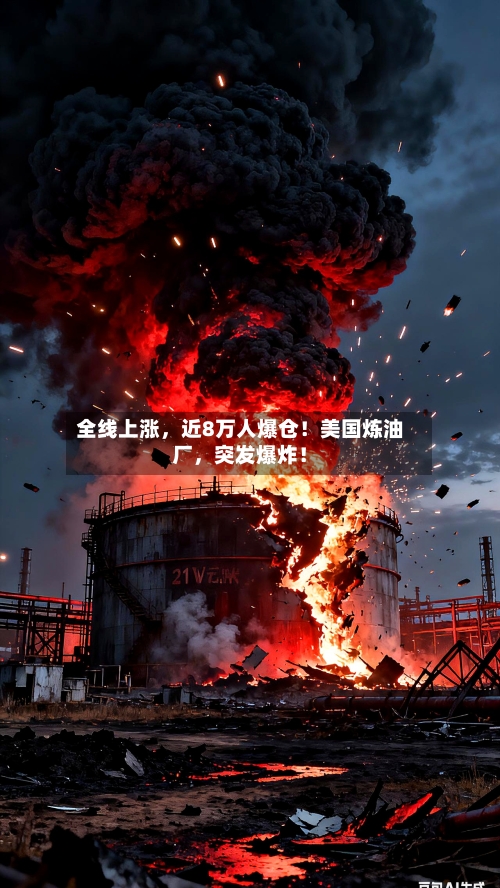 全线上涨	，近8万人爆仓！美国炼油厂，突发爆炸！-第1张图片