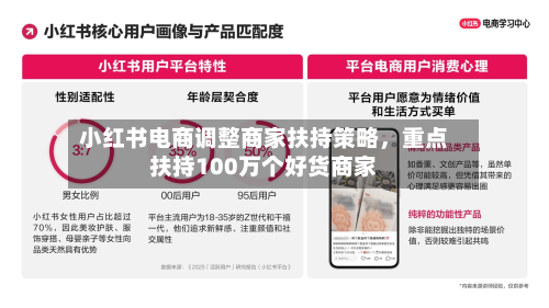 小红书电商调整商家扶持策略	，重点扶持100万个好货商家-第1张图片