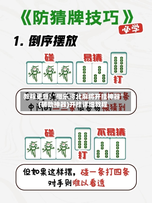 教程更新!“微乐河北麻将开挂神器”(辅助神器)开挂详细教程-第1张图片