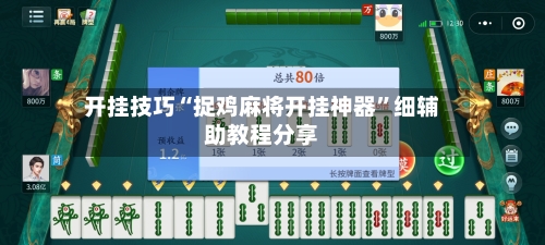 开挂技巧“捉鸡麻将开挂神器	”细辅助教程分享-第1张图片
