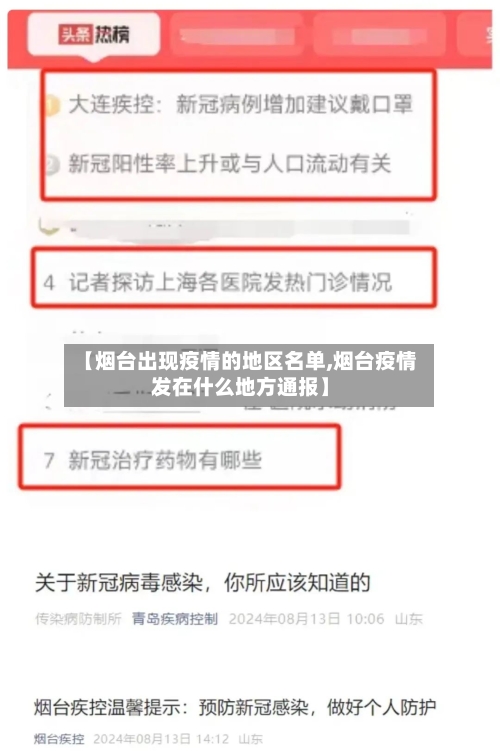 【烟台出现疫情的地区名单,烟台疫情发在什么地方通报】-第1张图片