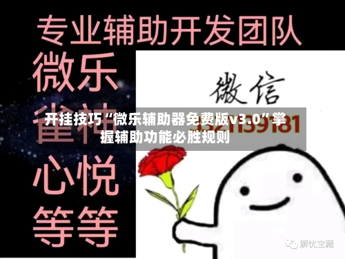 开挂技巧“微乐辅助器免费版v3.0”掌握辅助功能必胜规则-第1张图片