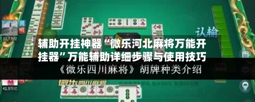 辅助开挂神器“微乐河北麻将万能开挂器”万能辅助详细步骤与使用技巧-第1张图片