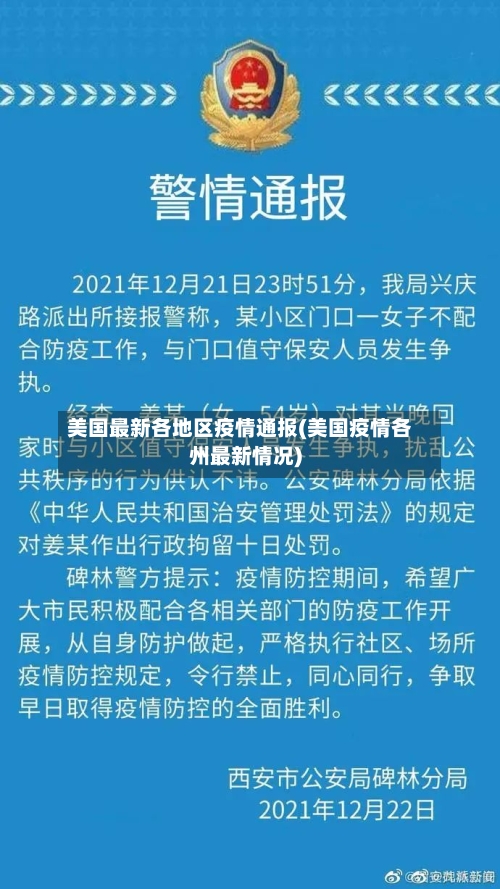 美国最新各地区疫情通报(美国疫情各州最新情况)-第1张图片