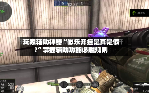 玩家辅助神器“微乐开挂是真是假?”掌握辅助功能必胜规则-第1张图片