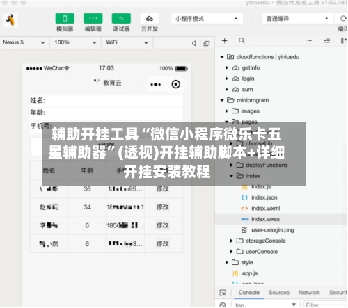 辅助开挂工具“微信小程序微乐卡五星辅助器”(透视)开挂辅助脚本+详细开挂安装教程-第1张图片