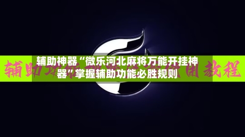 辅助神器“微乐河北麻将万能开挂神器	”掌握辅助功能必胜规则-第1张图片