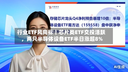 行业ETF风向标丨芯片类ETF交投活跃	，两只半导体设备ETF半日涨超8%-第1张图片