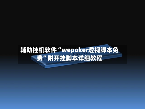 辅助挂机软件“wepoker透视脚本免费”附开挂脚本详细教程-第1张图片
