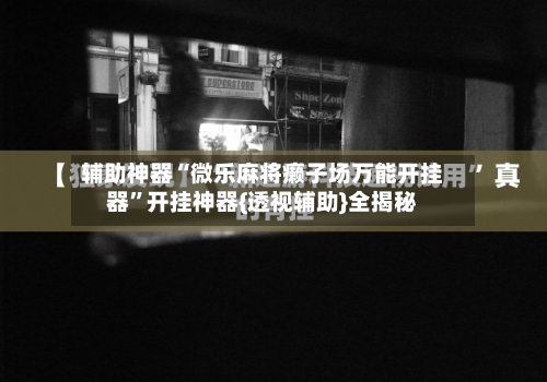 辅助神器“微乐麻将癞子场万能开挂器”开挂神器{透视辅助}全揭秘-第1张图片