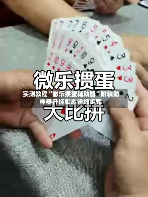 实测教程“微乐掼蛋辅助器	”附辅助神器开挂脚本详细步骤-第1张图片