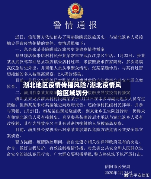 湖北地区疫情传播风险/湖北疫情风险区域划分-第1张图片