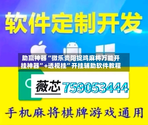 助赢神器“微乐贵阳捉鸡麻将万能开挂神器	”+透视挂”开挂辅助软件教程-第1张图片