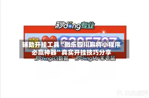 辅助开挂工具“微乐四川麻将小程序必赢神器”真实开挂技巧分享-第1张图片