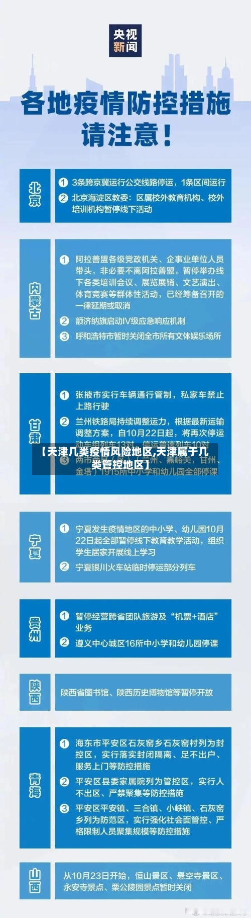 【天津几类疫情风险地区,天津属于几类管控地区】-第1张图片