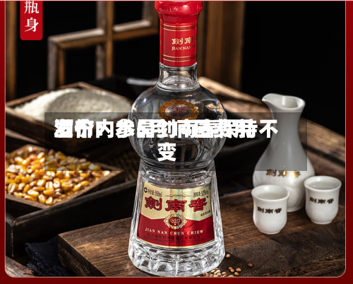 酒价内参5月14日费用发布：水晶剑南春保持不变-第1张图片