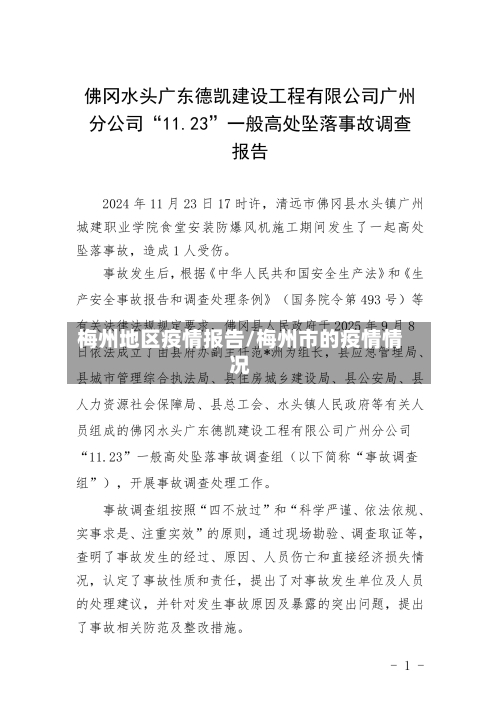梅州地区疫情报告/梅州市的疫情情况-第1张图片