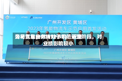 海马汽车(000572.SZ)：近来公司氢能业务尚处于示范运营阶段，对业绩影响较小-第1张图片