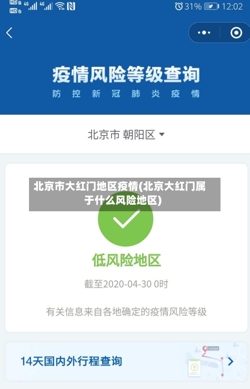 北京市大红门地区疫情(北京大红门属于什么风险地区)-第1张图片