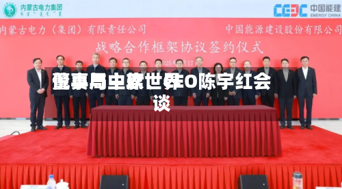 倪真与中软世界董事局主席、CEO陈宇红会谈-第1张图片