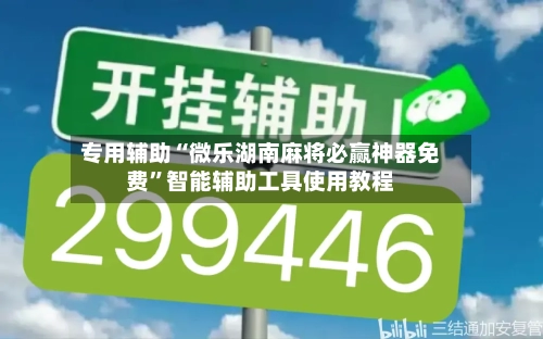 专用辅助“微乐湖南麻将必赢神器免费”智能辅助工具使用教程-第1张图片