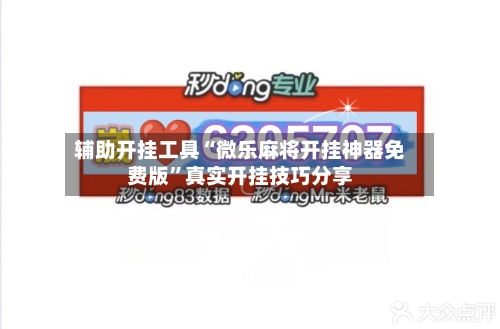 辅助开挂工具“微乐麻将开挂神器免费版”真实开挂技巧分享-第1张图片