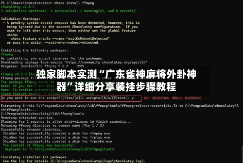 独家脚本实测“广东雀神麻将外卦神器”详细分享装挂步骤教程-第1张图片